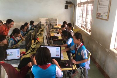 Học sinh tham gia kỳ thi Trạng Nguyên Tiếng Việt cấp trường. Năm học 2025-2026